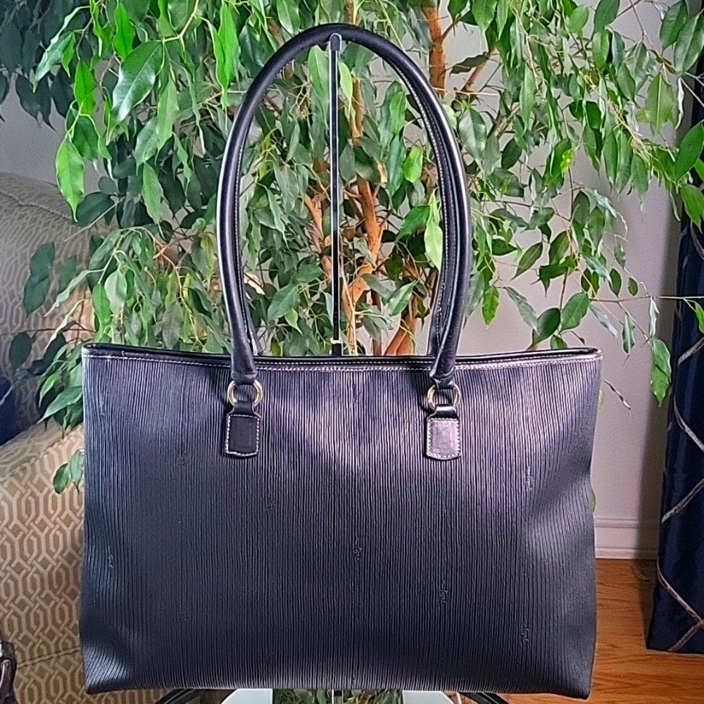 Salvatore Ferragamo Large Black Tote
